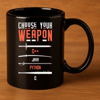Developer Coder Programming Software Engineer Programmer 11oz C Handle Ceramic Mug