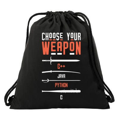 Developer Coder Programming Software Engineer Programmer Drawstring Bag