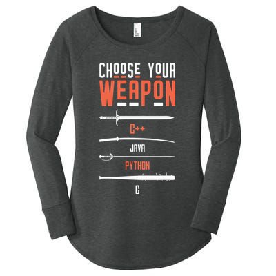 Developer Coder Programming Software Engineer Programmer Women's Perfect Tri Tunic Long Sleeve Shirt