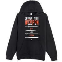Developer Coder Programming Software Engineer Programmer Premium Pullover Hoodie