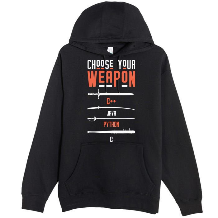 Developer Coder Programming Software Engineer Programmer Premium Pullover Hoodie