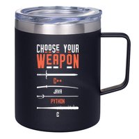 Developer Coder Programming Software Engineer Programmer 12oz Stainless Steel Coffee Mug