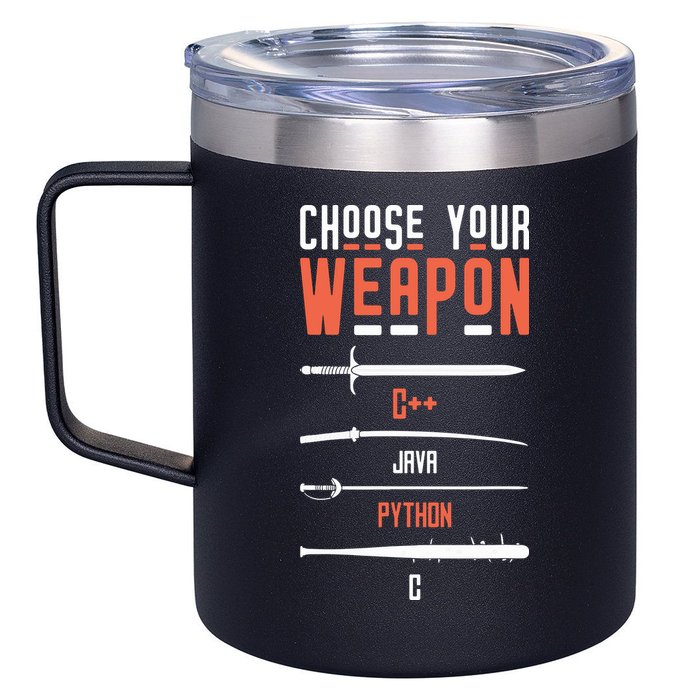Developer Coder Programming Software Engineer Programmer 12oz Stainless Steel Coffee Mug