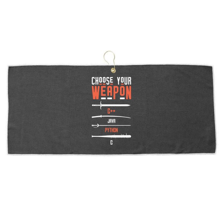 Developer Coder Programming Software Engineer Programmer Large Microfiber Waffle Golf Towel