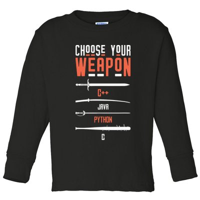 Developer Coder Programming Software Engineer Programmer Toddler Long Sleeve Shirt