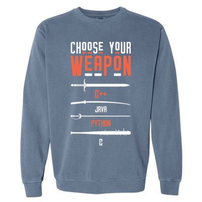 Developer Coder Programming Software Engineer Programmer Garment-Dyed Sweatshirt