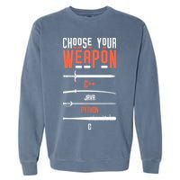 Developer Coder Programming Software Engineer Programmer Garment-Dyed Sweatshirt