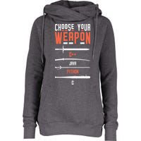 Developer Coder Programming Software Engineer Programmer Womens Funnel Neck Pullover Hood