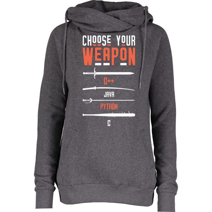 Developer Coder Programming Software Engineer Programmer Womens Funnel Neck Pullover Hood