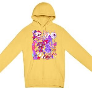 Digital Circus Pomni Funny Ragatha Jax Digitalcircus Premium Pullover Hoodie