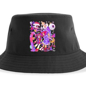 Digital Circus Pomni Funny Ragatha Jax Digitalcircus Sustainable Bucket Hat