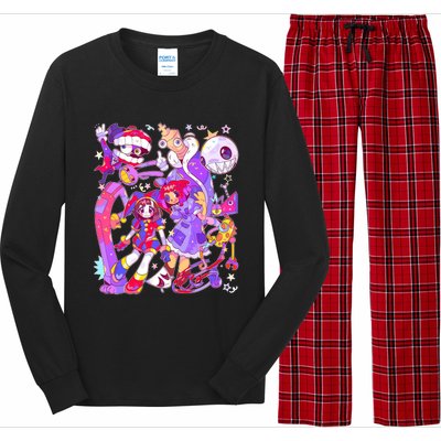 Digital Circus Pomni Funny Ragatha Jax Digitalcircus Long Sleeve Pajama Set