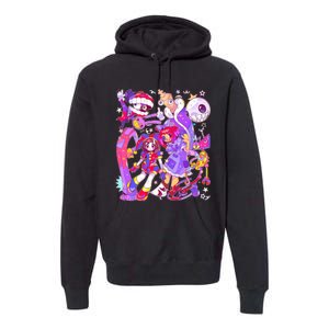 Digital Circus Pomni Funny Ragatha Jax Digitalcircus Premium Hoodie