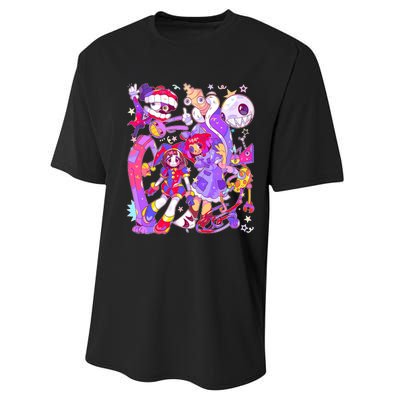 Digital Circus Pomni Funny Ragatha Jax Digitalcircus Performance Sprint T-Shirt