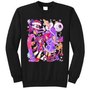 Digital Circus Pomni Funny Ragatha Jax Digitalcircus Tall Sweatshirt