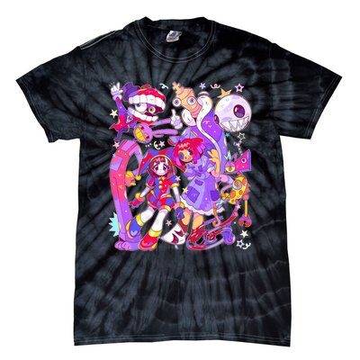 Digital Circus Pomni Funny Ragatha Jax Digitalcircus Tie-Dye T-Shirt