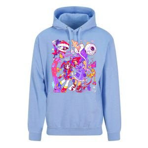 Digital Circus Pomni Funny Ragatha Jax Digitalcircus Unisex Surf Hoodie