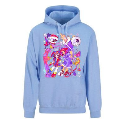 Digital Circus Pomni Funny Ragatha Jax Digitalcircus Unisex Surf Hoodie