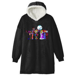 Digital Circus Pomni Funny Ragatha Caine Digitalcircus Funny Design Hooded Wearable Blanket