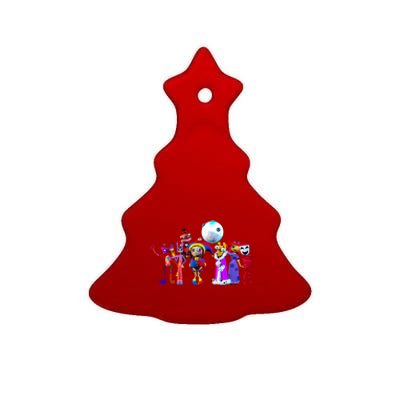 Digital Circus Pomni Funny Ragatha Caine Digitalcircus Funny Design Ceramic Tree Ornament