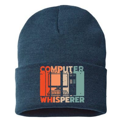 Developer Coder Programming Software Engineer Programmer Sustainable Knit Beanie