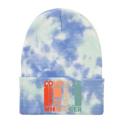 Developer Coder Programming Software Engineer Programmer Tie Dye 12in Knit Beanie