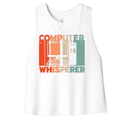 Developer Coder Programming Software Engineer Programmer Women's Racerback Cropped Tank