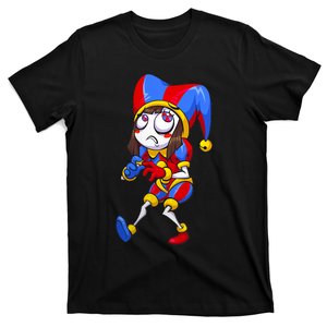 Digital Circus Pomni Horror Characters Digitalcircus Design T-Shirt