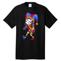 Digital Circus Pomni Horror Characters Digitalcircus Design Tall T-Shirt