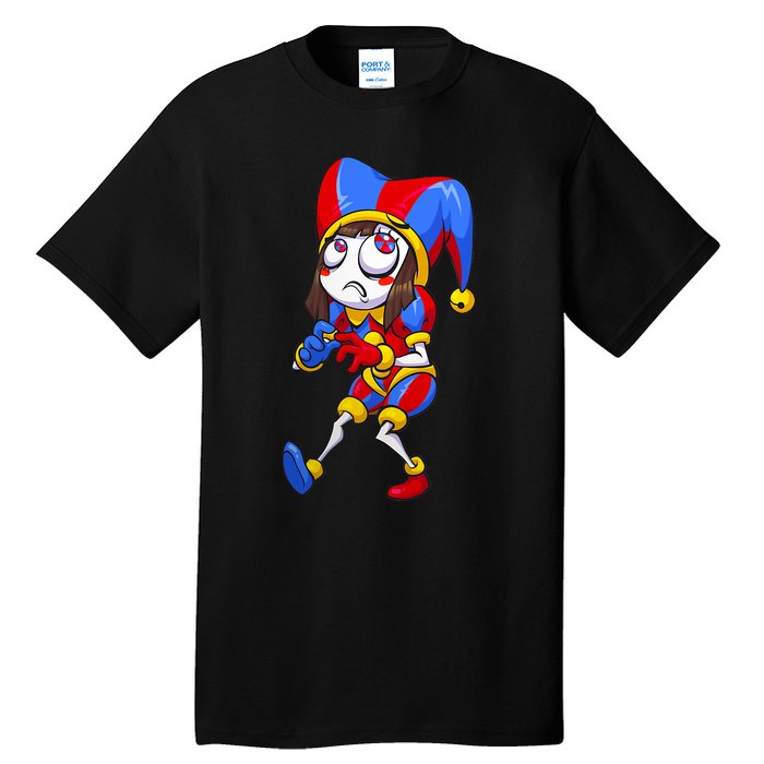 Digital Circus Pomni Horror Characters Digitalcircus Design Tall T-Shirt