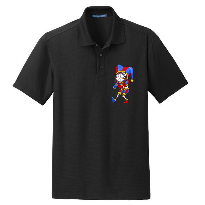 Digital Circus Pomni Horror Characters Digitalcircus Design Dry Zone Grid Polo