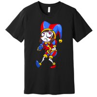 Digital Circus Pomni Horror Characters Digitalcircus Design Premium T-Shirt