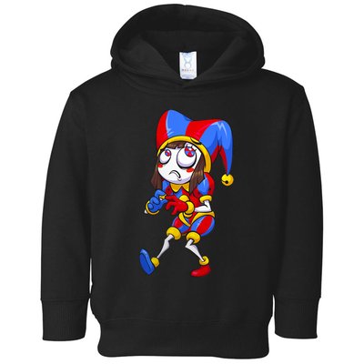 Digital Circus Pomni Horror Characters Digitalcircus Design Toddler Hoodie