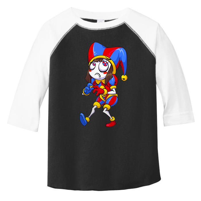 Digital Circus Pomni Horror Characters Digitalcircus Design Toddler Fine Jersey T-Shirt