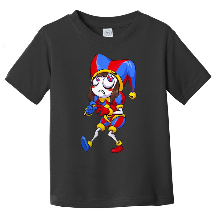 Digital Circus Pomni Horror Characters Digitalcircus Design Toddler T-Shirt