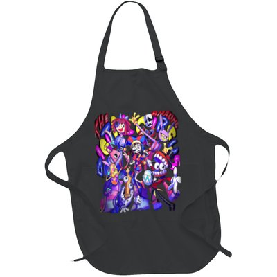 Digital Circus Pomni Cute Ragatha Jax Digitalcircus Full-Length Apron With Pockets