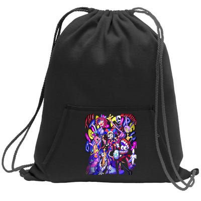 Digital Circus Pomni Cute Ragatha Jax Digitalcircus Sweatshirt Cinch Pack Bag