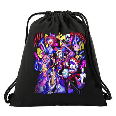 Digital Circus Pomni Cute Ragatha Jax Digitalcircus Drawstring Bag