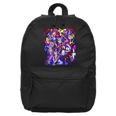 Digital Circus Pomni Cute Ragatha Jax Digitalcircus 16 in Basic Backpack