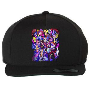 Digital Circus Pomni Cute Ragatha Jax Digitalcircus Wool Snapback Cap