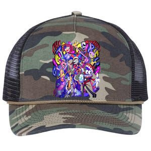 Digital Circus Pomni Cute Ragatha Jax Digitalcircus Retro Rope Trucker Hat Cap