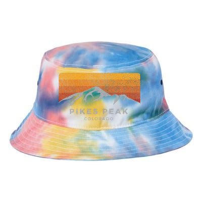 Distressed Colorado Pikes Peak Summer Edition Tie Dye Newport Bucket Hat