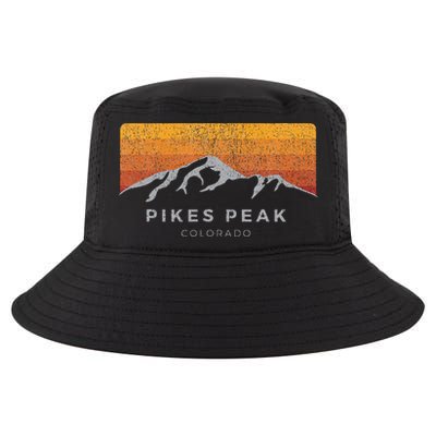Distressed Colorado Pikes Peak Summer Edition Cool Comfort Performance Bucket Hat