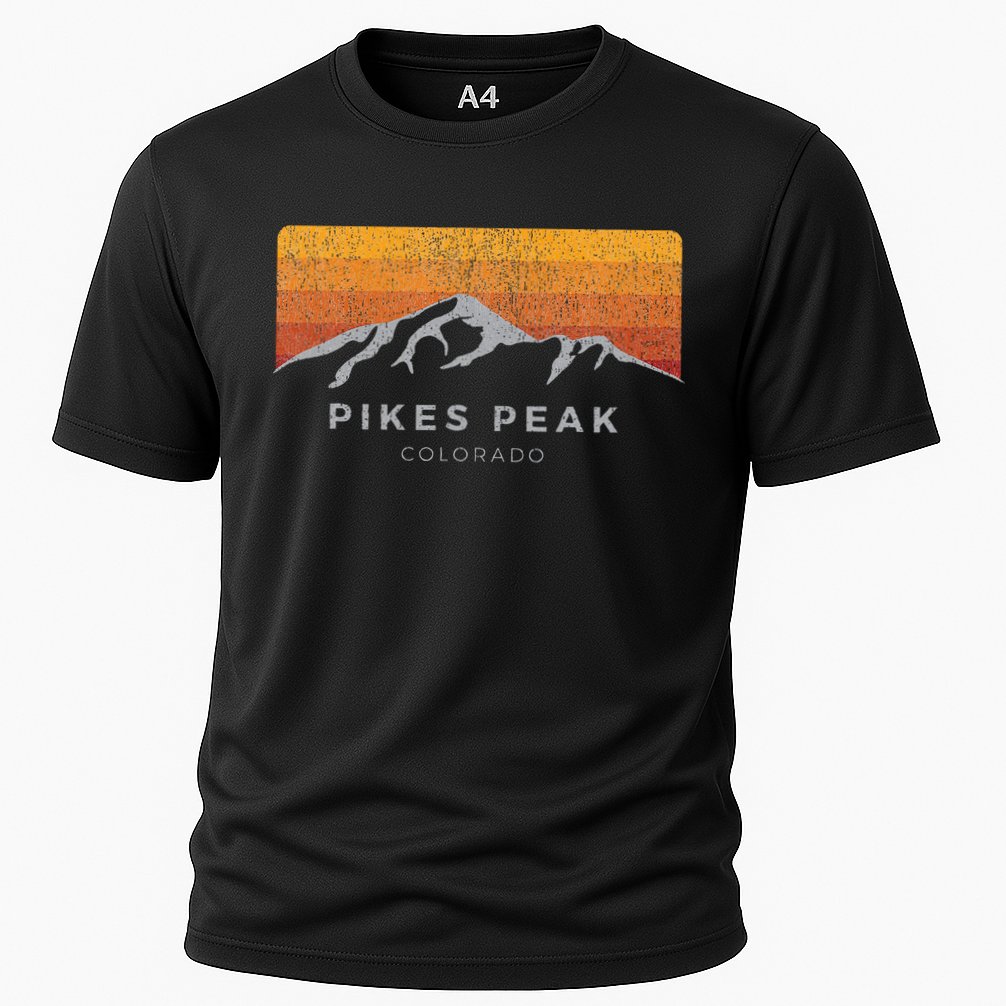 Distressed Colorado Pikes Peak Summer Edition Performance Shirt