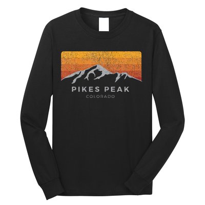 Distressed Colorado Pikes Peak Summer Edition Long Sleeve Shirt