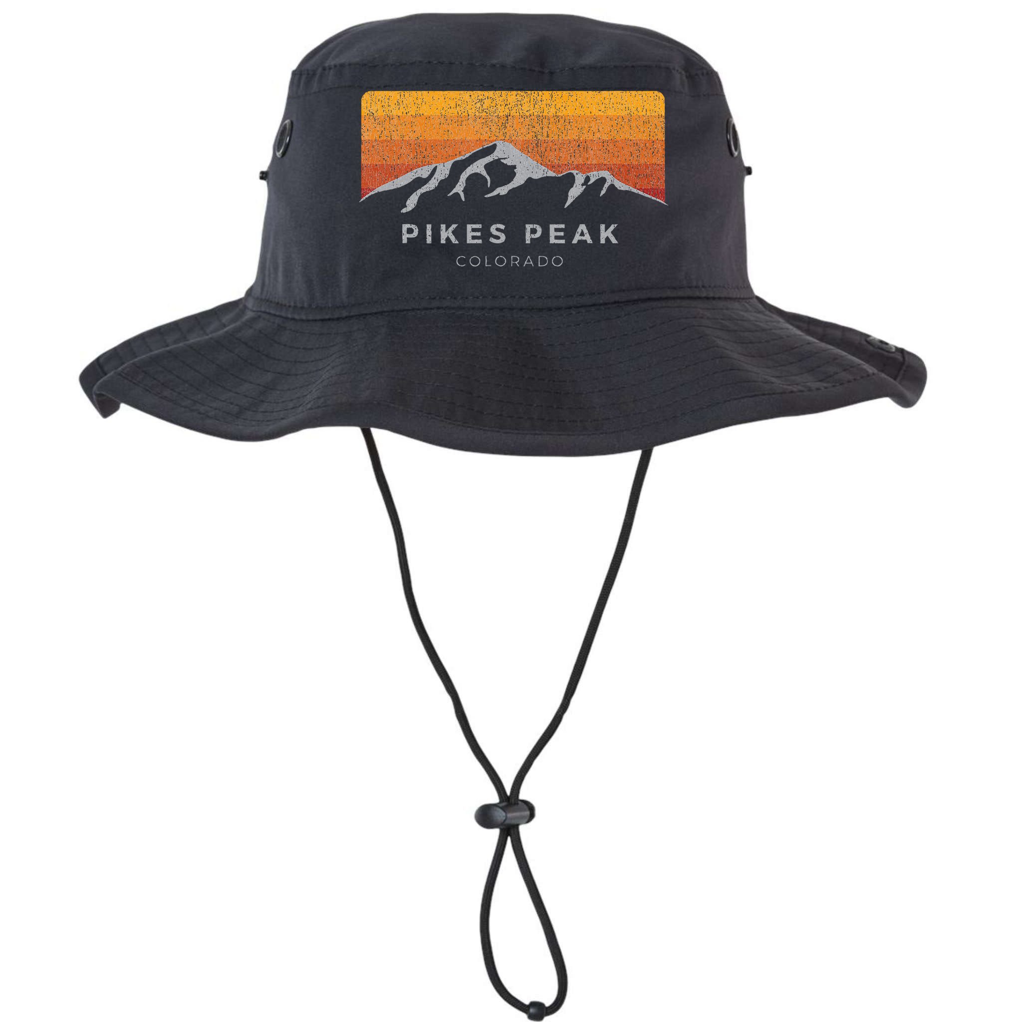 Distressed Colorado Pikes Peak Summer Edition Bucket Hat