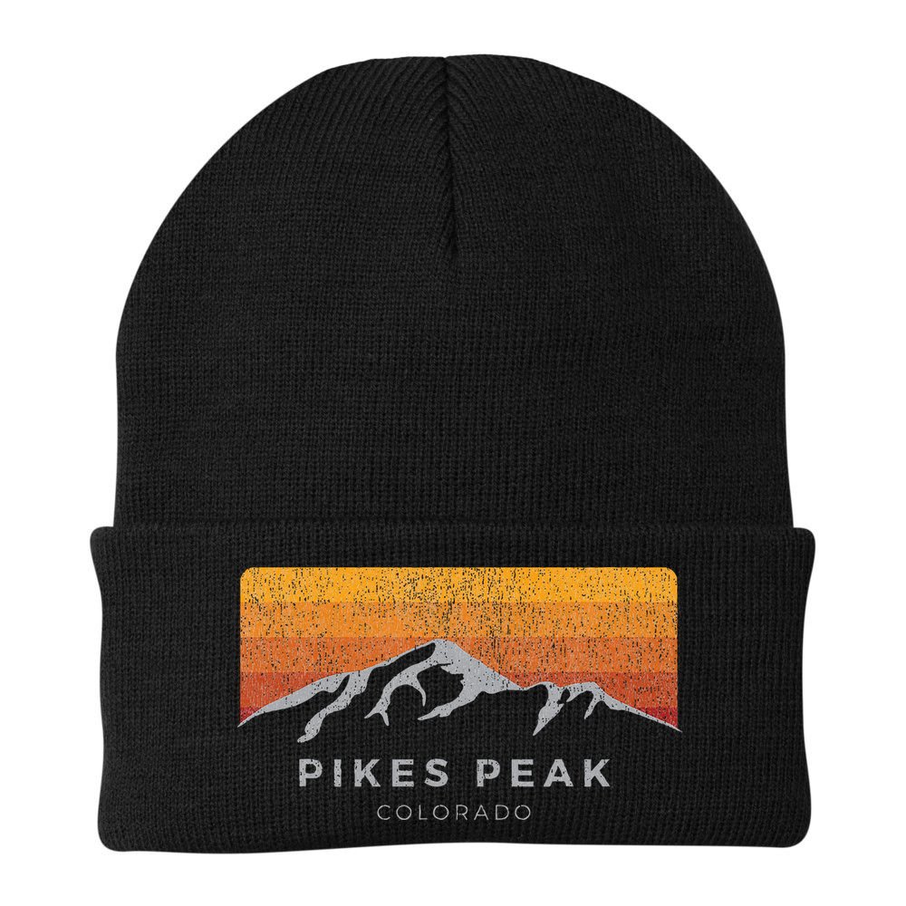 Distressed Colorado Pikes Peak Summer Edition Beanie