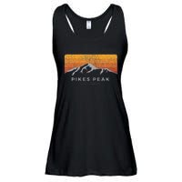 Distressed Colorado Pikes Peak Summer Edition Ladies Essential Flowy Tank