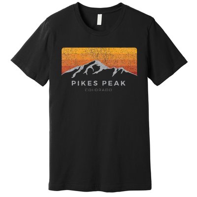 Distressed Colorado Pikes Peak Summer Edition Premium T-Shirt