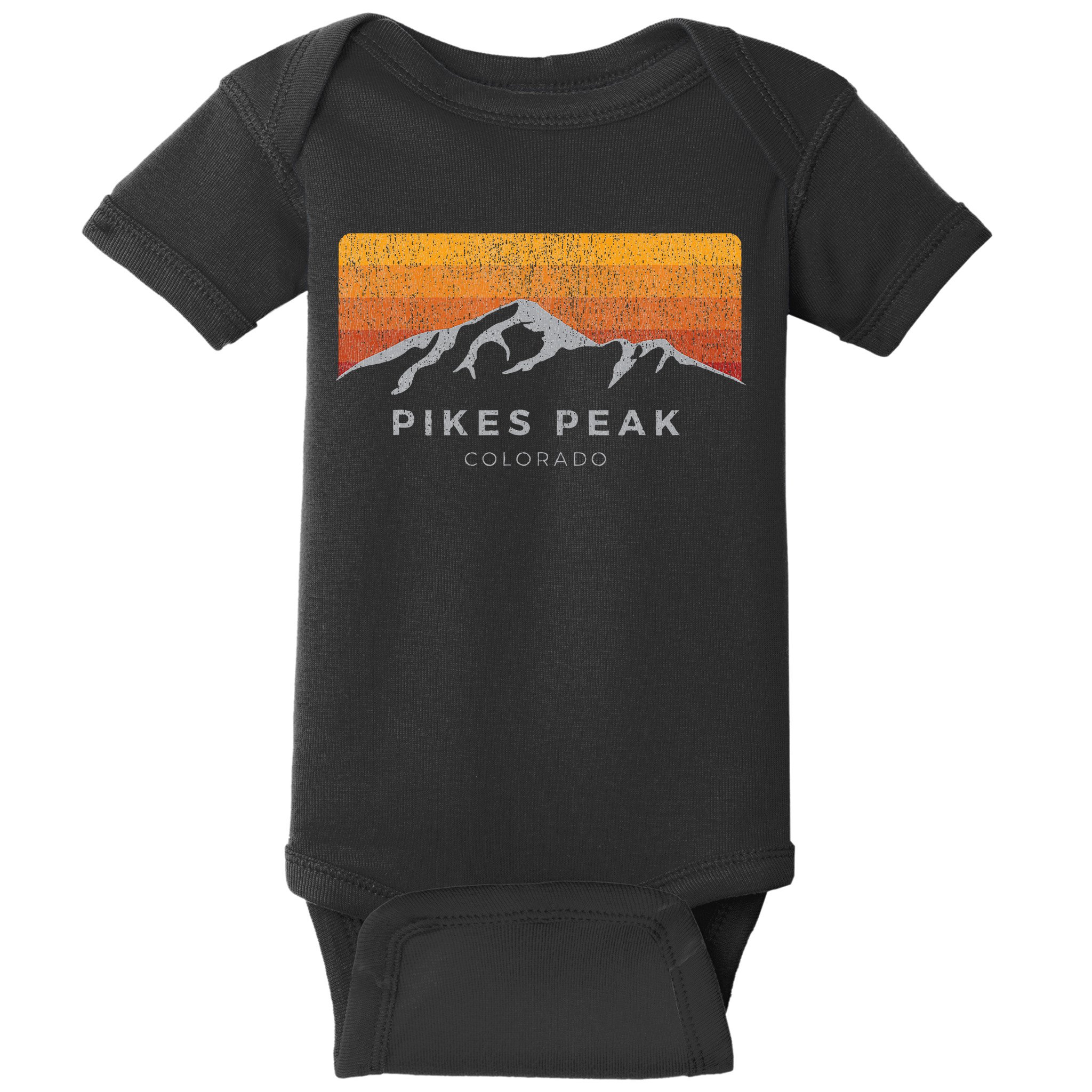 Distressed Colorado Pikes Peak Summer Edition Baby Bodysuit